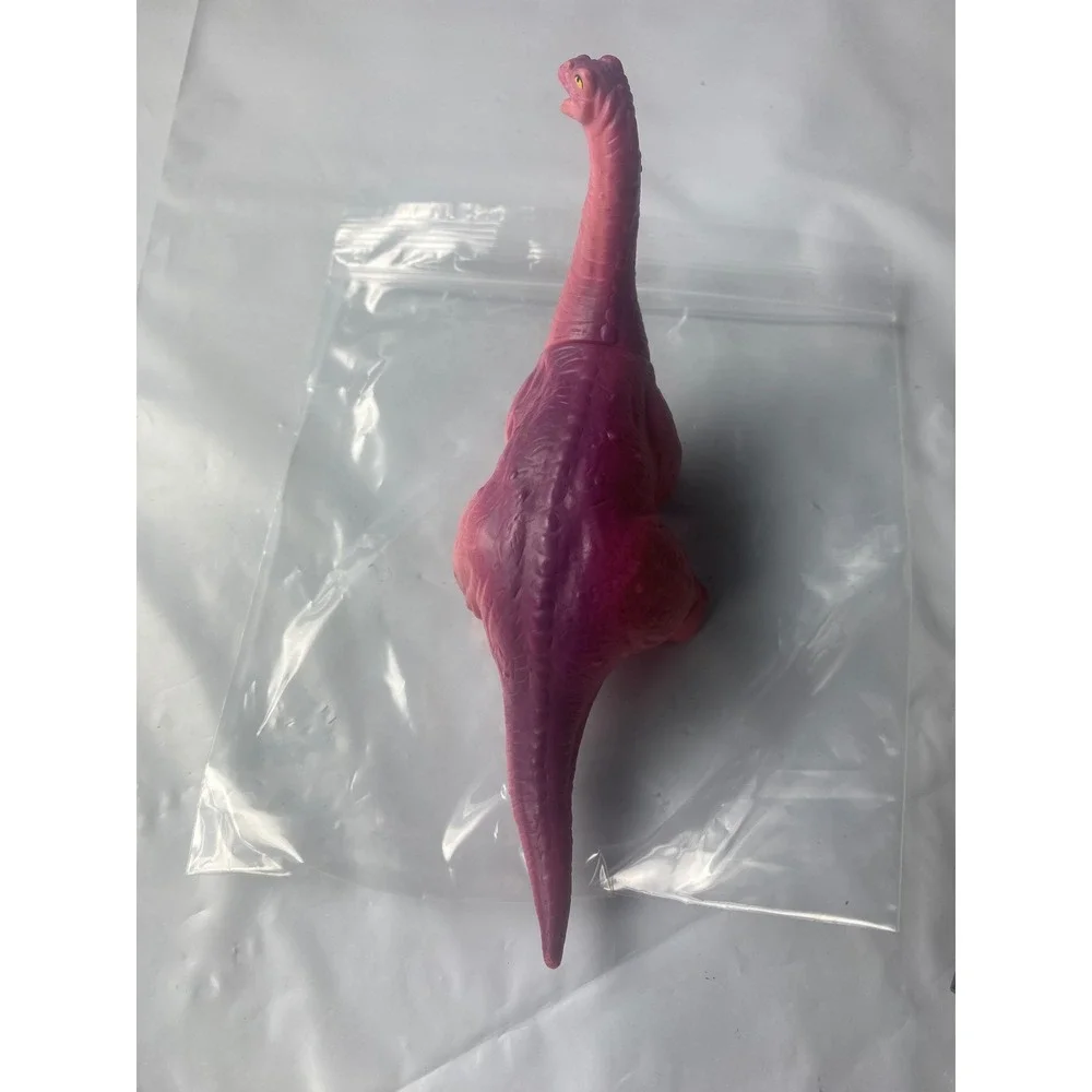 Pink Purple Brachiosaurus Dinosaur Plastic Action Figure Toy 5 Inch Sauropod
